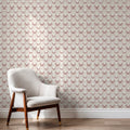 Blush Pink Butterfly Wallpaper, Scandinavian Botanical Nursery Decor, Seamless Floral Wall Art, Luxury Peel and Stick, Soft Pastel Room