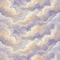Iridescent Mist Wallpaper, Soft Pink and Blue Cloud Pattern, Atmospheric Watercolor Wall Art, Dreamy Pastel Seamless Tile, Luxury Peel and Stick