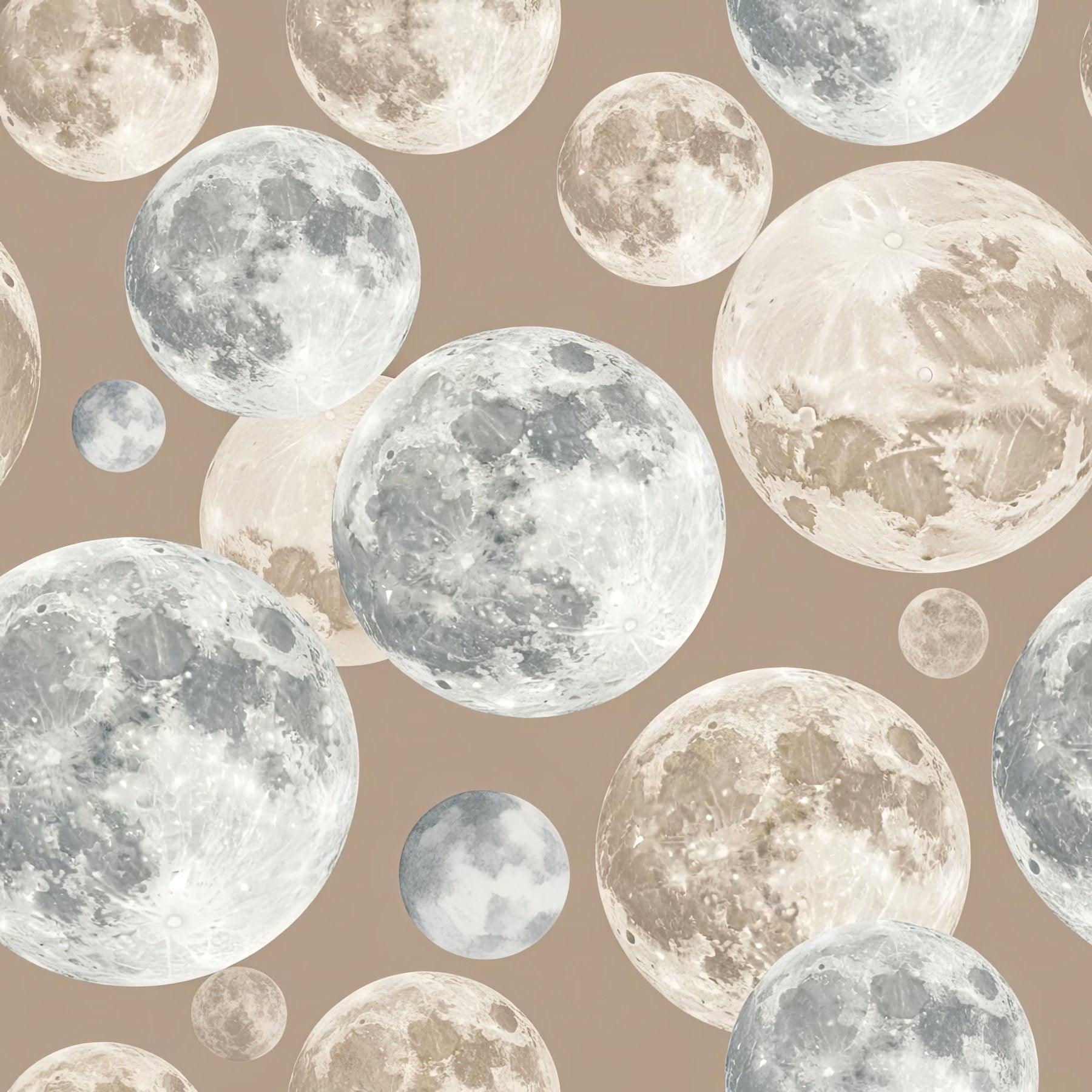 Textured Moon Surface Wallpaper, Gray Cream Abstract Pattern, Luxury Peel Stick, Modern Celestial Home Decor Art