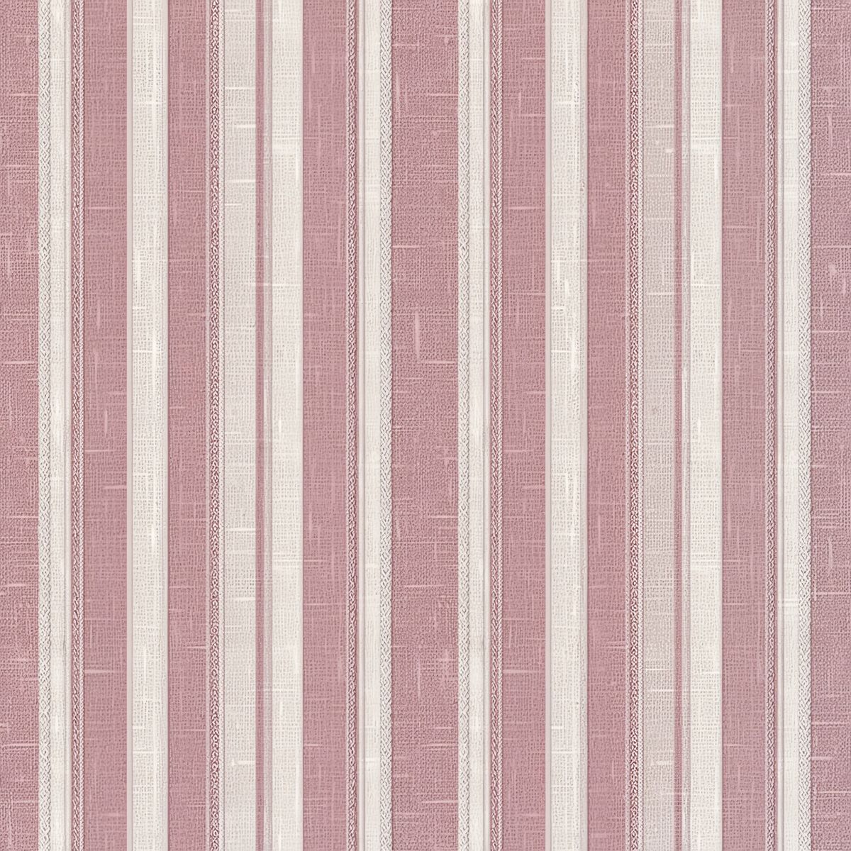 Cream and Rose Vertical Stripe Wallpaper, Neoclassical Seamless Pattern, Elegant Nursery Decor, Luxury Removable Paper