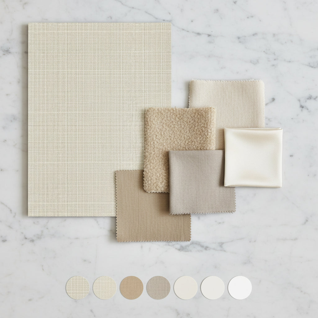 Soft Linen Pattern Wallpaper, Beige Fabric Texture, Natural Woven Design, Neutral Home Decor, Modern Wall Art